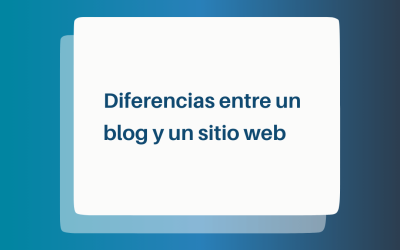 Diferencias entre un blog y un sitio web